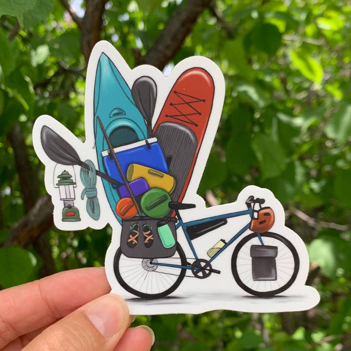 Outdoor Gear Vinyl Sticker for wholesale by Ollie Lou Designs