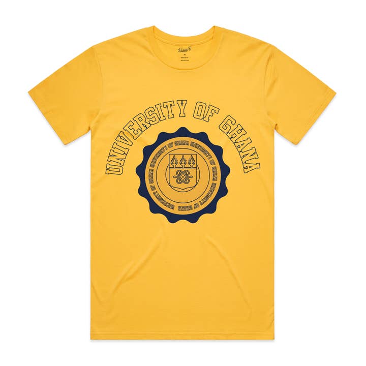 Universitetet i Ghana Gul T-shirt 12 för wholesale av Varsity54