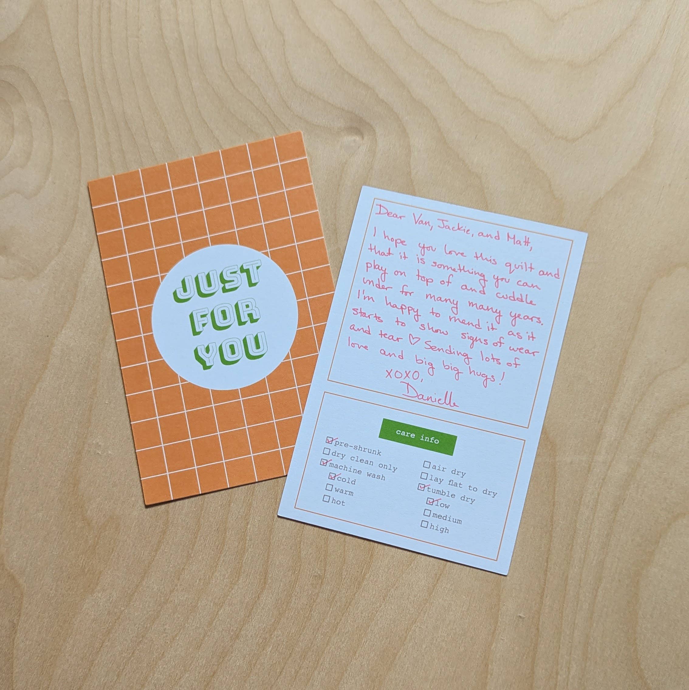 Kohamche - Wholesale Gift Tag - Cards with Care Instructions for Knit & Sewn Gifts5