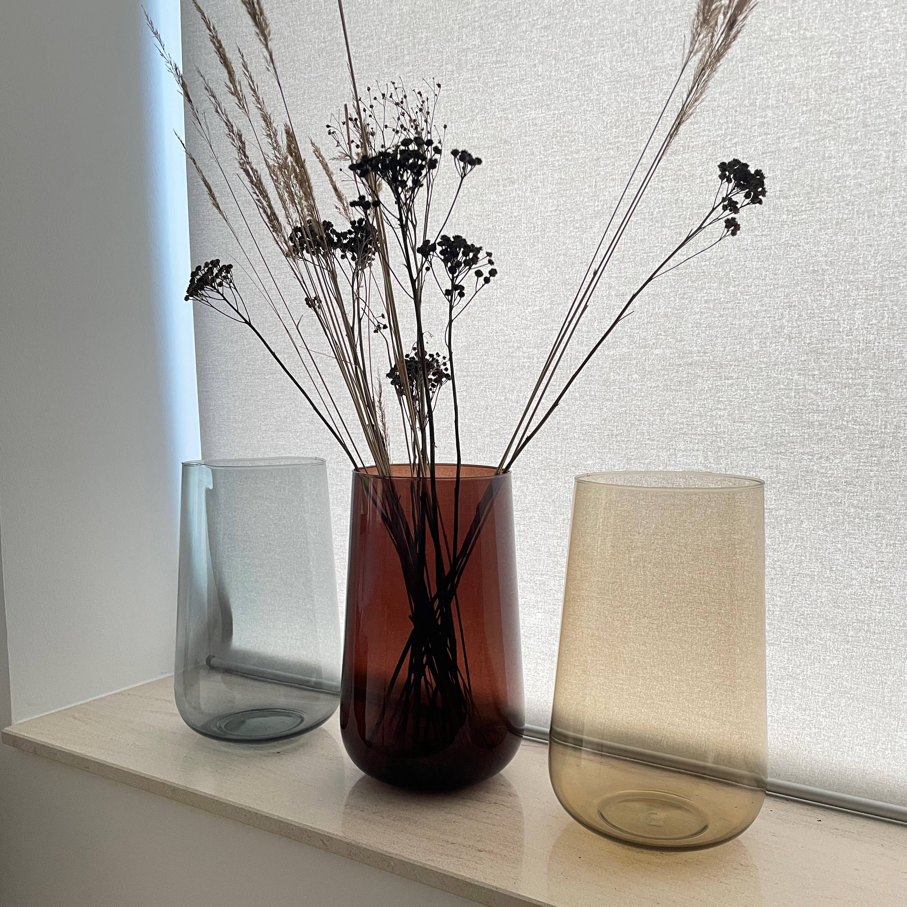 Lübech Living - Wholesale Vase - Valencia Drop Vase, Mauve Taupe2