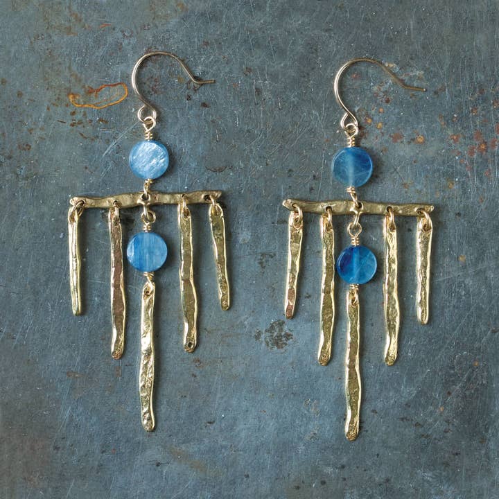 Crocus Fringe Earrings for wholesale by Emilie Shapiro Jewelry