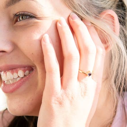 Fair Anita - Vente Solitaire - Bague ajustable - Iolite2