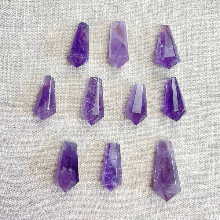 Sculpture de pendule en améthyste pour la vente par Ewelina Pas Jewelry