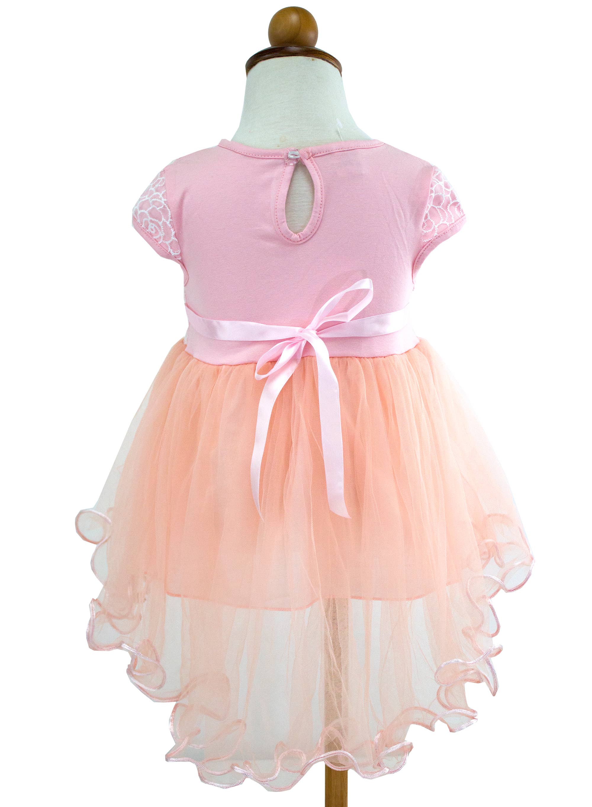 Fennco Styles - Wholesale Dress - Baby - Lace Tulle Baby Flower Girl Dress 20