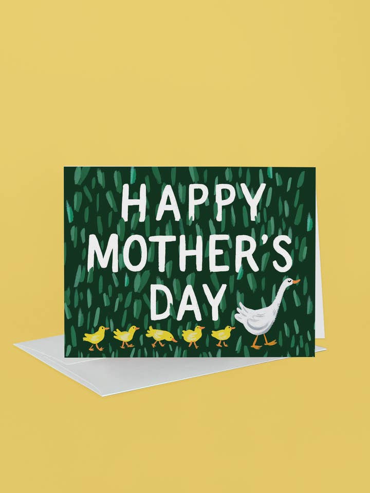 Mother Goose Mother's Day Greeting Card for wholesale by Idlewild Co.