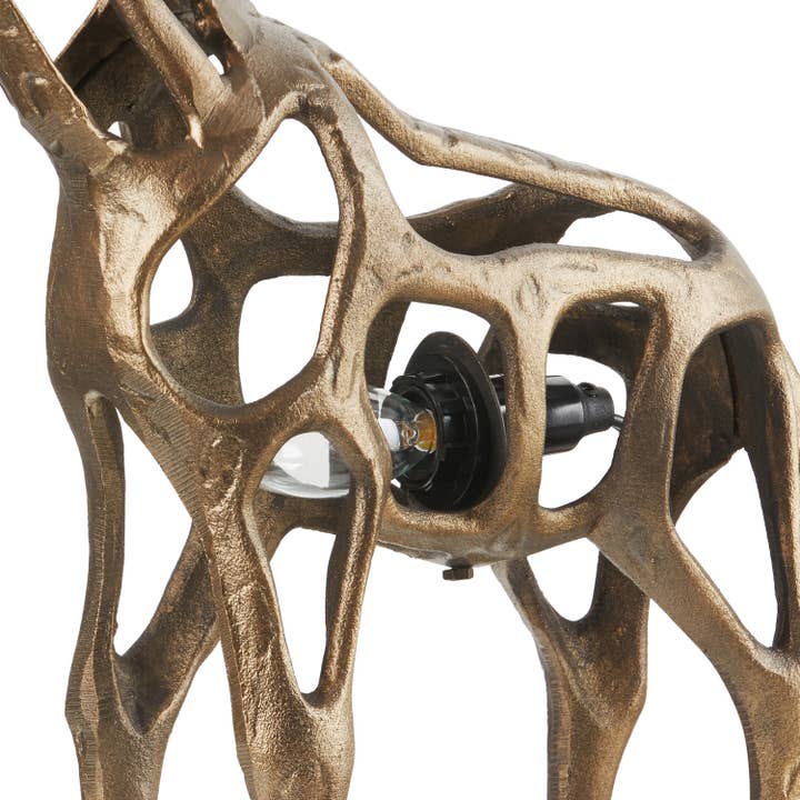 River of Goods - Wholesale Accent/Desk Lamp - 20"H Gold-Finish Giraffe Accent Lamp