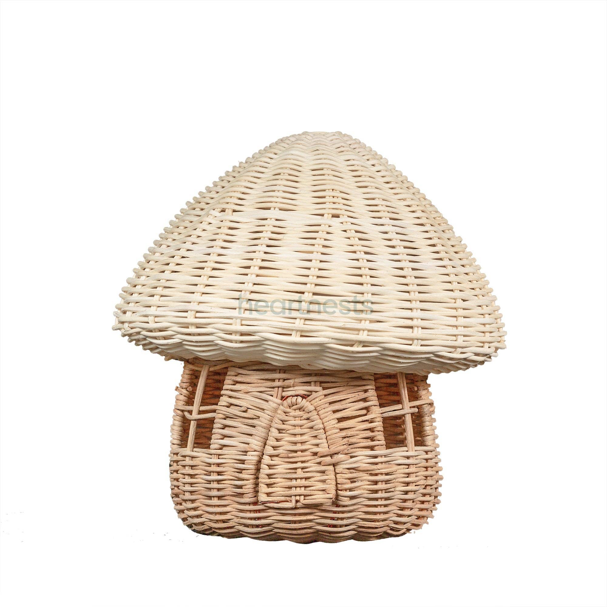 heartnests - Wholesale Decorative tabletop object - Malia Rattan Mushroom0