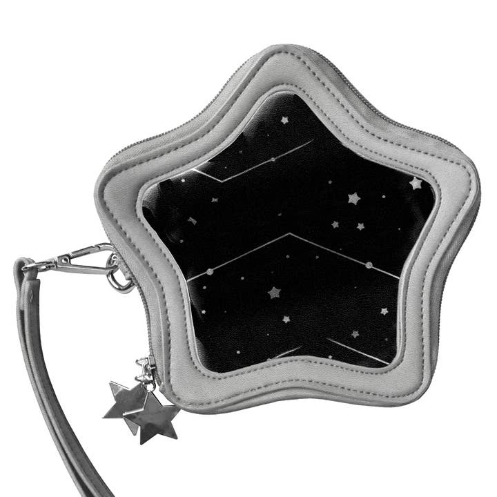 SHOURIMAJO - Wholesale Wristlet - Star Ita-Bag Wristlet (Silver)3