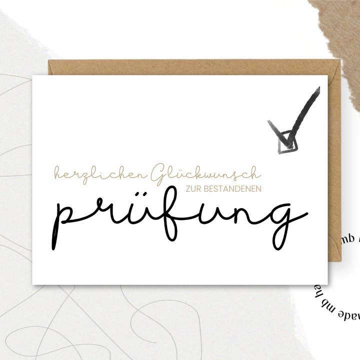 mb handmade - Wholesale Congratulations Card - Congratulations on passing the exam