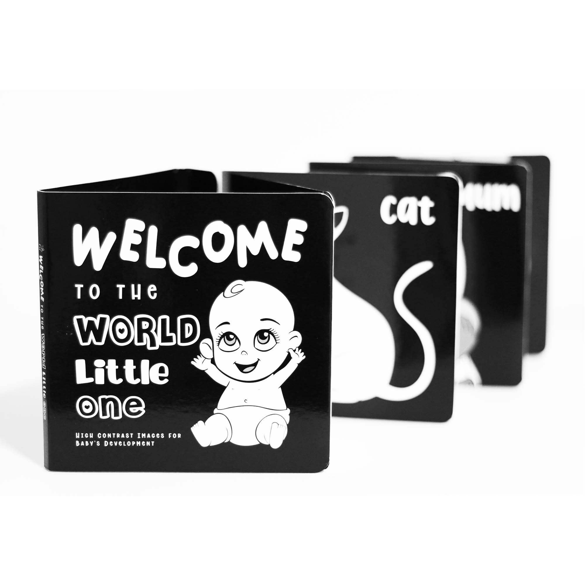 Young Wonderer - Wholesale Baby & Toddler Book (0-2) - Welcome To The World Little One Black and White Baby Book1