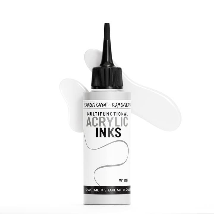 KAMENSKAYA - Wholesale Acrylic paint - Acrylic Ink W1119 White