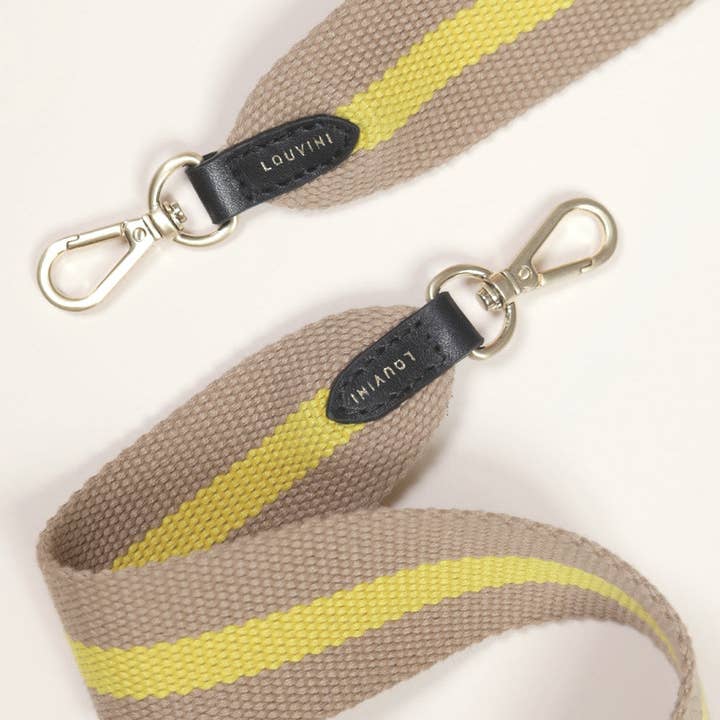 SANGLE OLYMPE CAMEL-JAUNE for wholesale by Louvini Paris