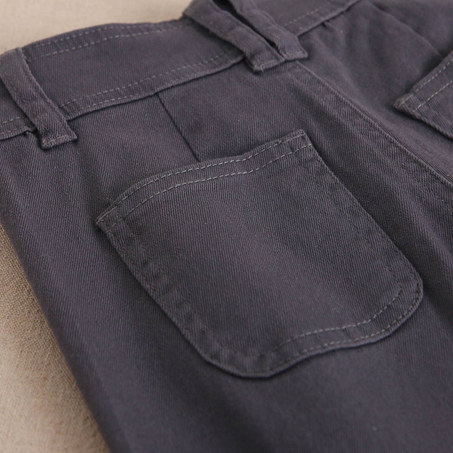 Dadati - Wholesale Pants - Kids - Girls' grey culotte-style trousers4