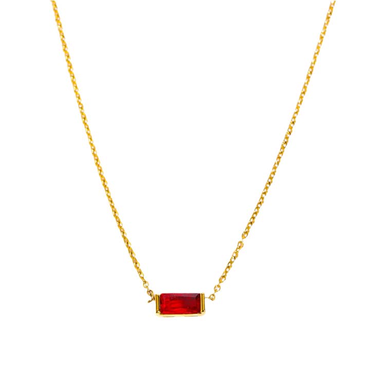 You’re a Gem Birthstone Necklace for wholesale by Glam Bar Bazaar