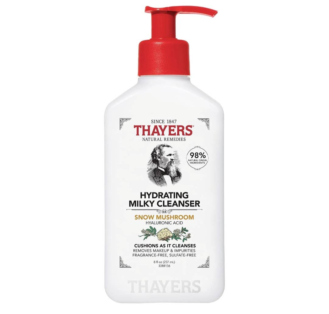 Majestic Wholesale - Vente Nettoyants pour le visage - Nettoyant Hydratant Laité Thayers avec Champignon des Neiges – 236 ml