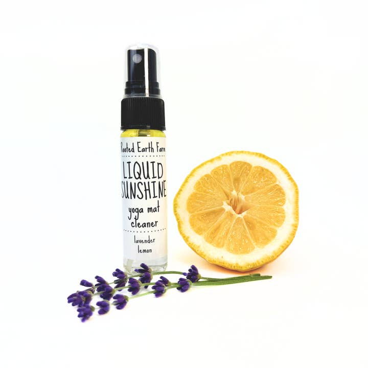 Rooted Earth Farm + Apothecary - Wholesale Yoga Mat Cleaner - Liquid Sunshine Yoga Mat Cleaner - 3 Size Options