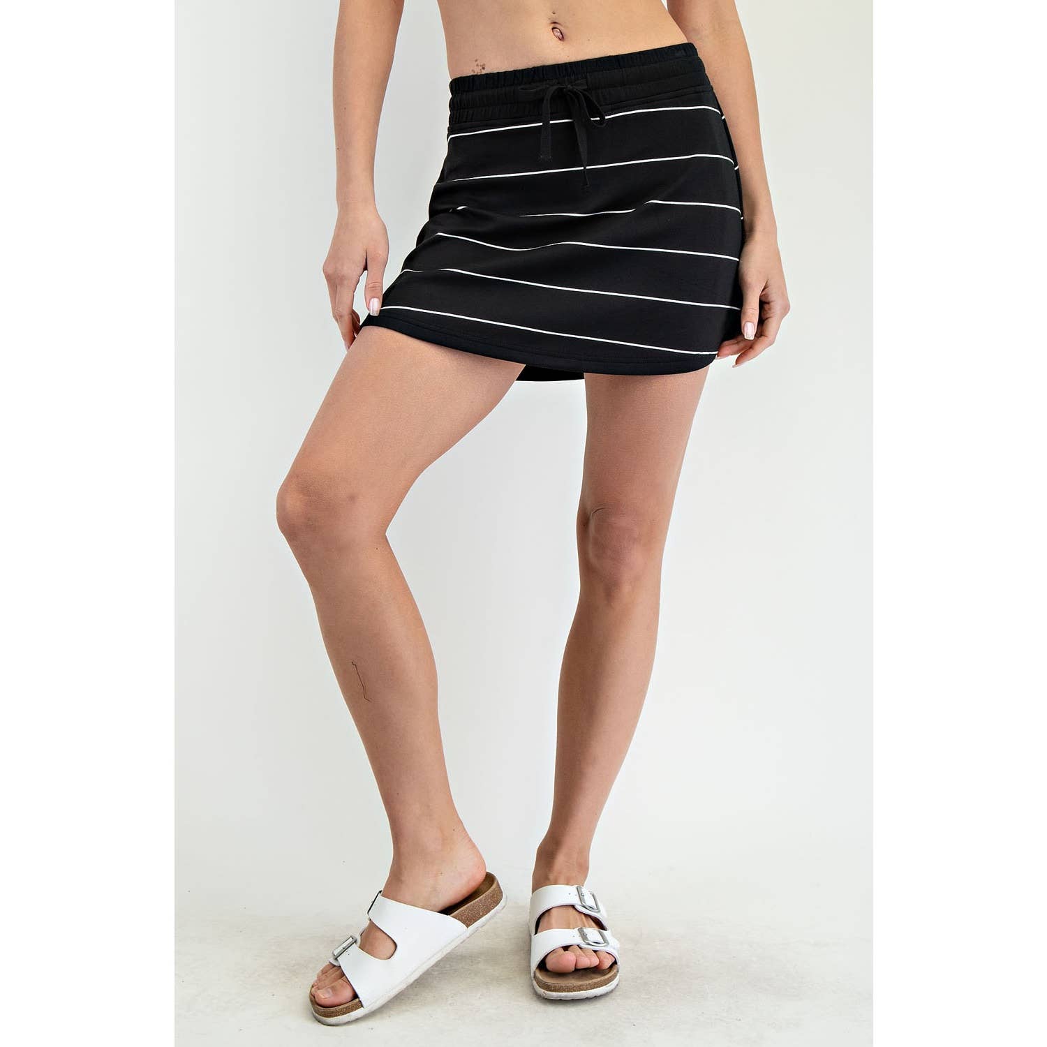 Rae Mode - Wholesale Athletic Skirt - Women's - MODAL SCUBA STRIPE SKORT20