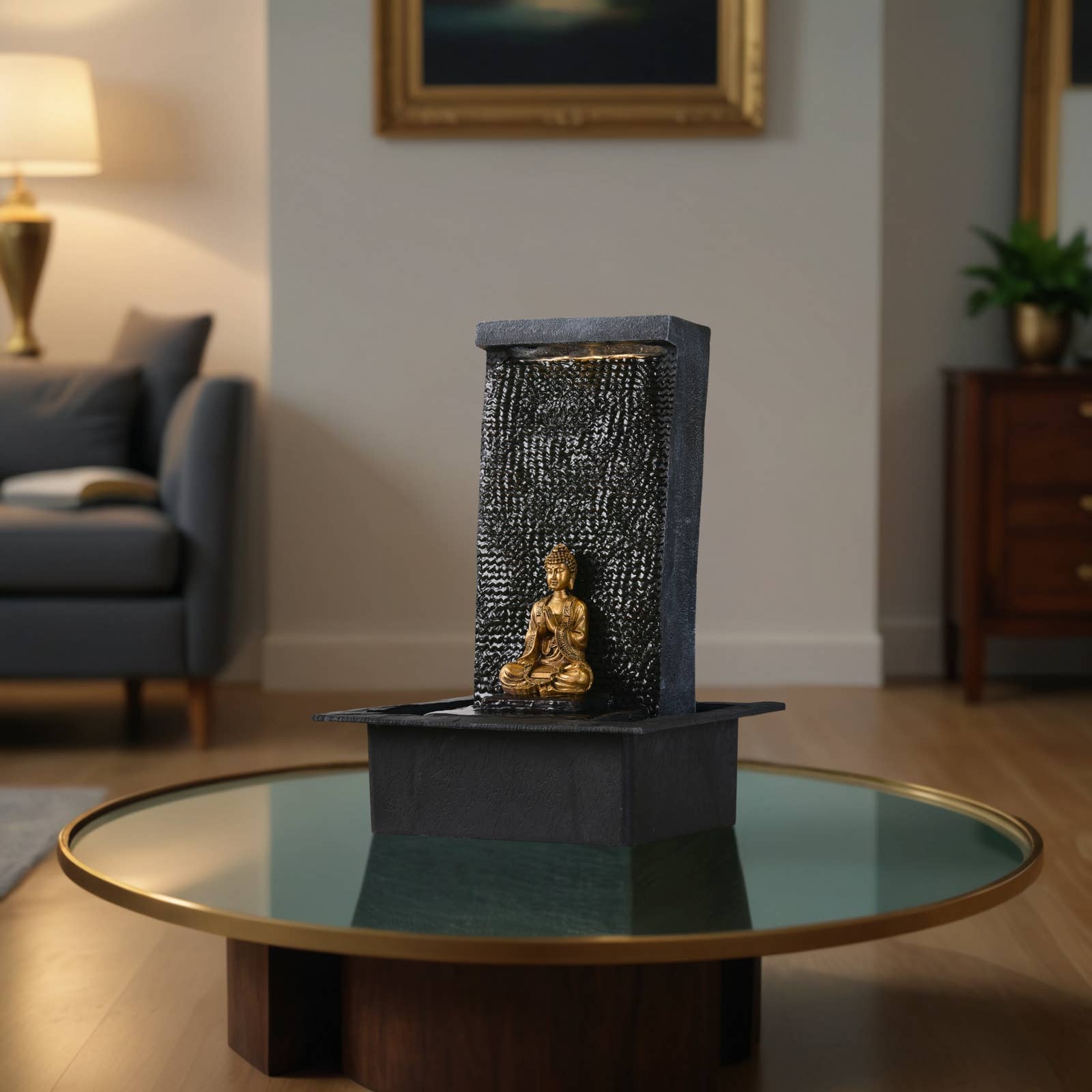 Zen'Arôme - Wholesale Decorative Tabletop Object - Feng Shui Decoration Indoor Fountain Buddha Zenitude9