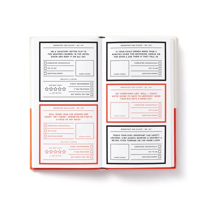 Chronicle Books - Wholesale Journal/Diary - Brass Monkey A Trillion Cliches Every Dad Will Do Prompted Journal