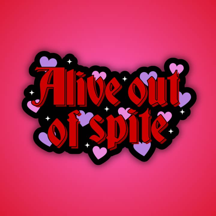 Adhesivo Alive Out of Spite para venta al por mayor de Troublesome Heart