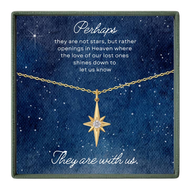 Gift for Loss of Loved One - Memorial Necklace Gold Silver for wholesale by hope love shine