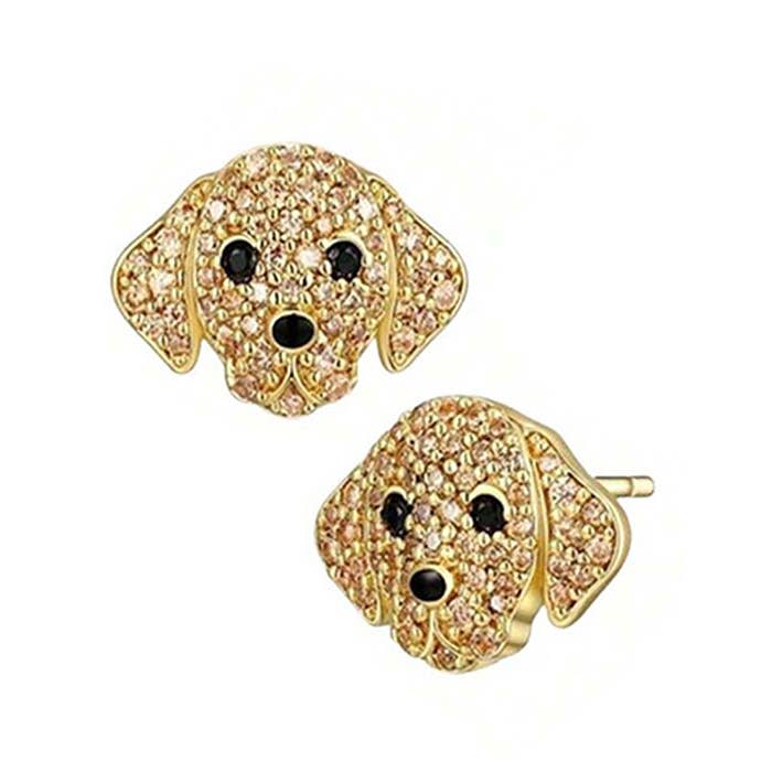 Jewelry Max - Wholesale Dangle Earrings - ( R026 ) PET LOVERS THEME DOG EARRING - RETRIEVER