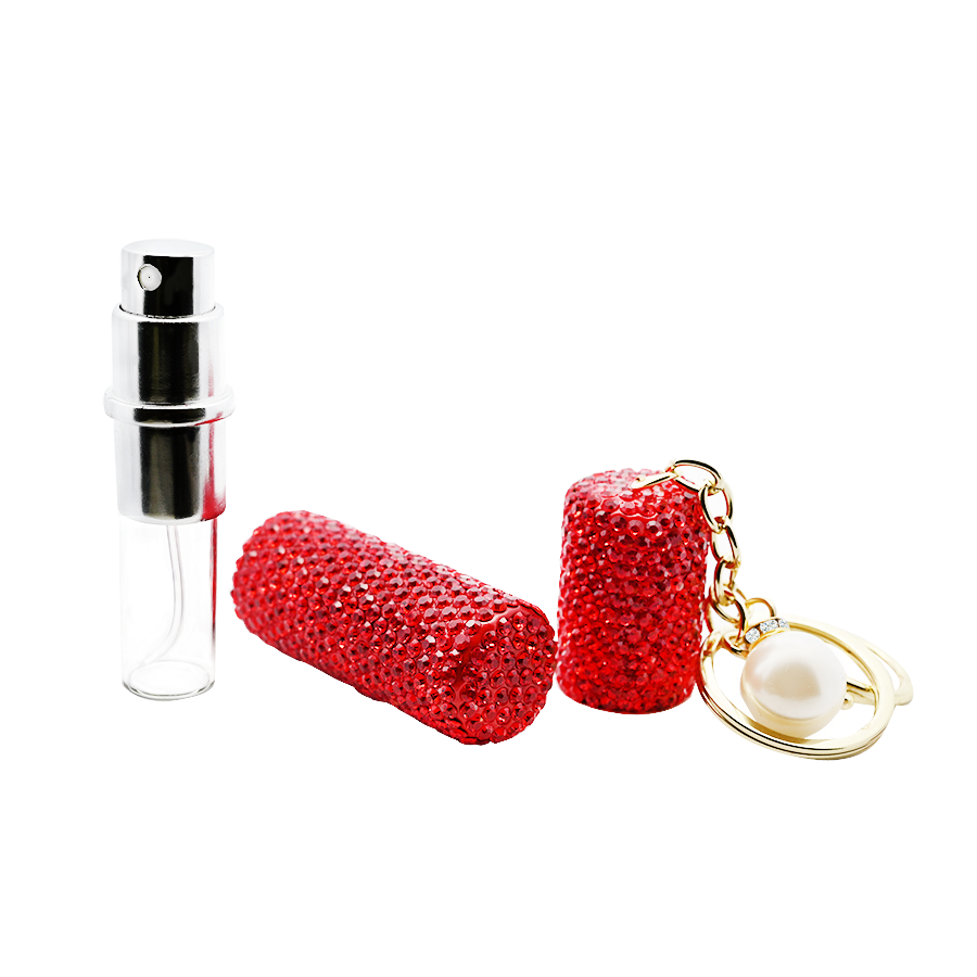 AMORINO SRL - Wholesale Purse/Bag Accessory - Women's - MINI PORTABLE PERFUME BOTTLE WITH RHINESTONE -OMQ24100A8268