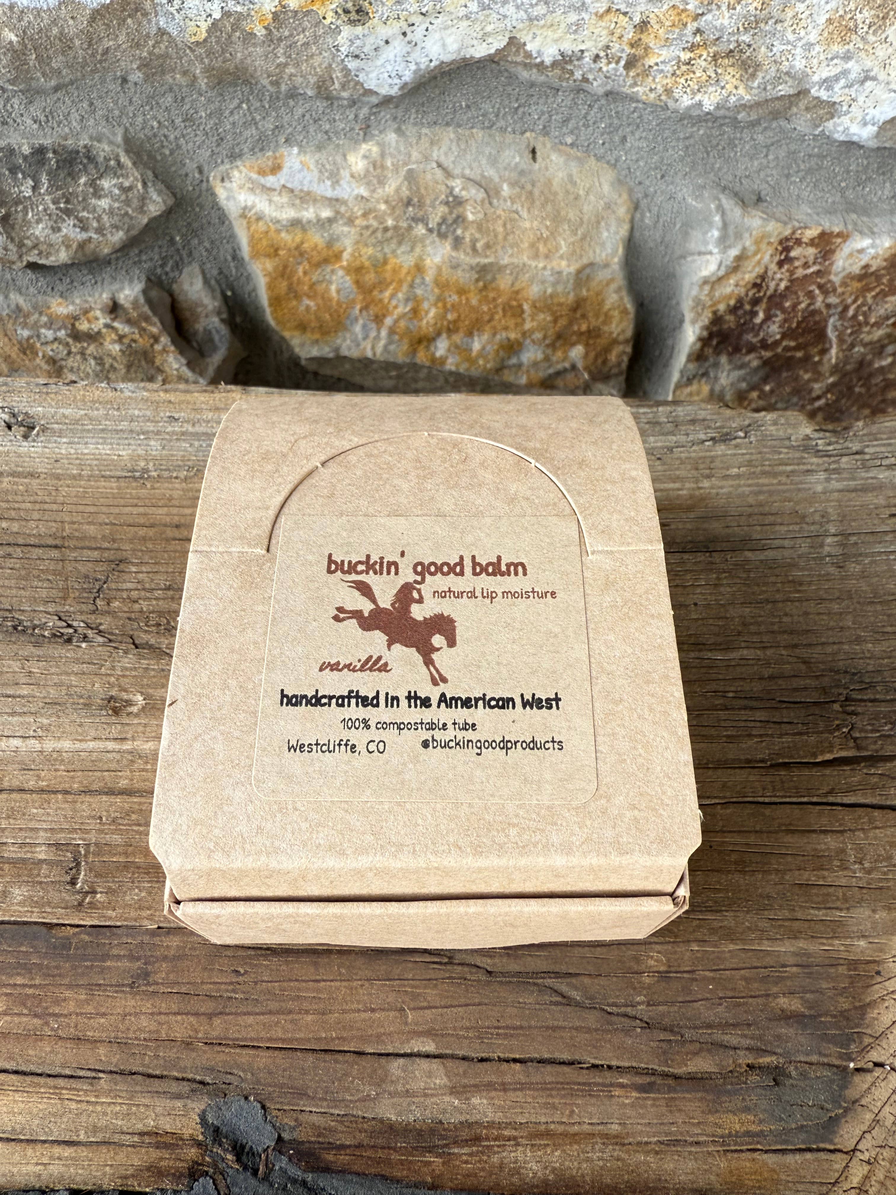 buckin’ good products - Wholesale Lip Balm - Lip Balm Vanilla (natural, plastic free)7