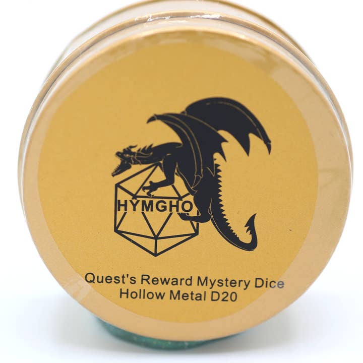 Hymgho Premium Dice - Wholesale Dice - Quest's Reward Mystery Dice - Hollow Metal D20s