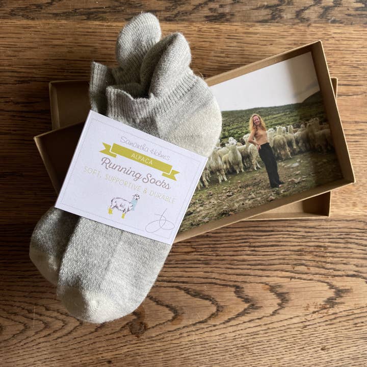 Samantha Holmes Alpaca Clothing and Gifts - Wholesale Socks - Women's - Performance Alpaca Running Socks