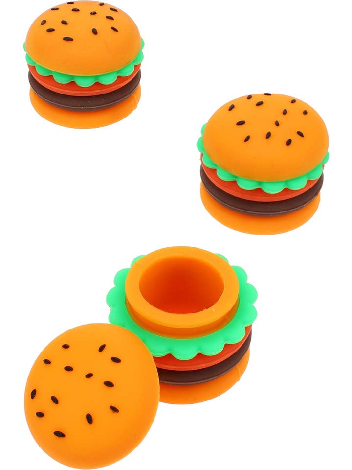 Silicone Burger Jar - J0265 for wholesale by SPS Wholesale Inc