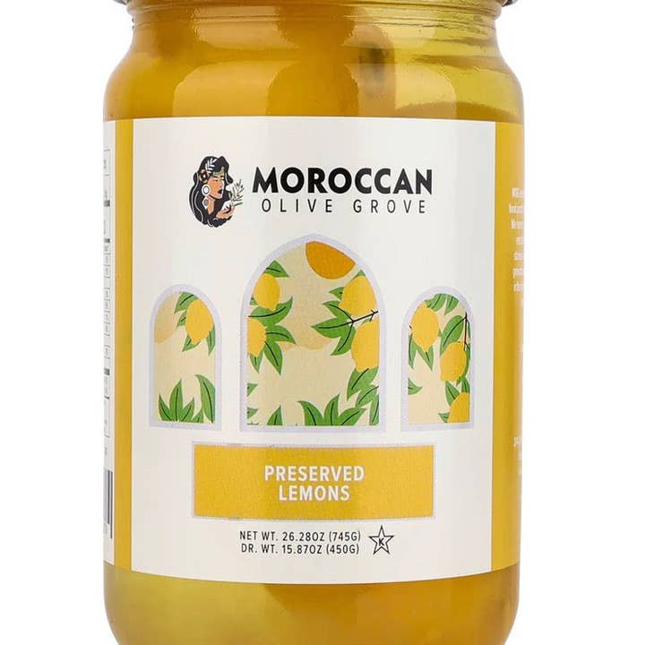 Alta Gama Foods – wholesale Inlagda grönsaker – Marockansk olivlund - Marocko - Marockanska konserverade citroner - 26,28 oz