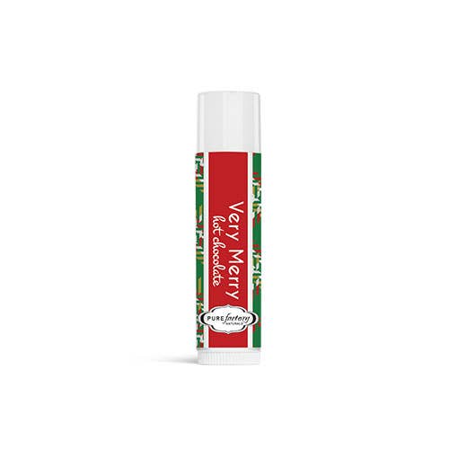 PUREfactory Naturals - Wholesale Lip Balm - Holiday Truck-Very Merry Lip Balm-Hot Chocolate (.15 oz)1