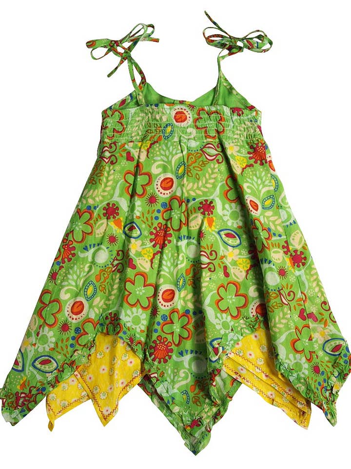 Eastern Off Price - Venta al por mayor Vestido - Niños - Mish Mish 33521 - Vestido sin mangas para niñas pequeñas, tallas 2-7, 100% algodón1