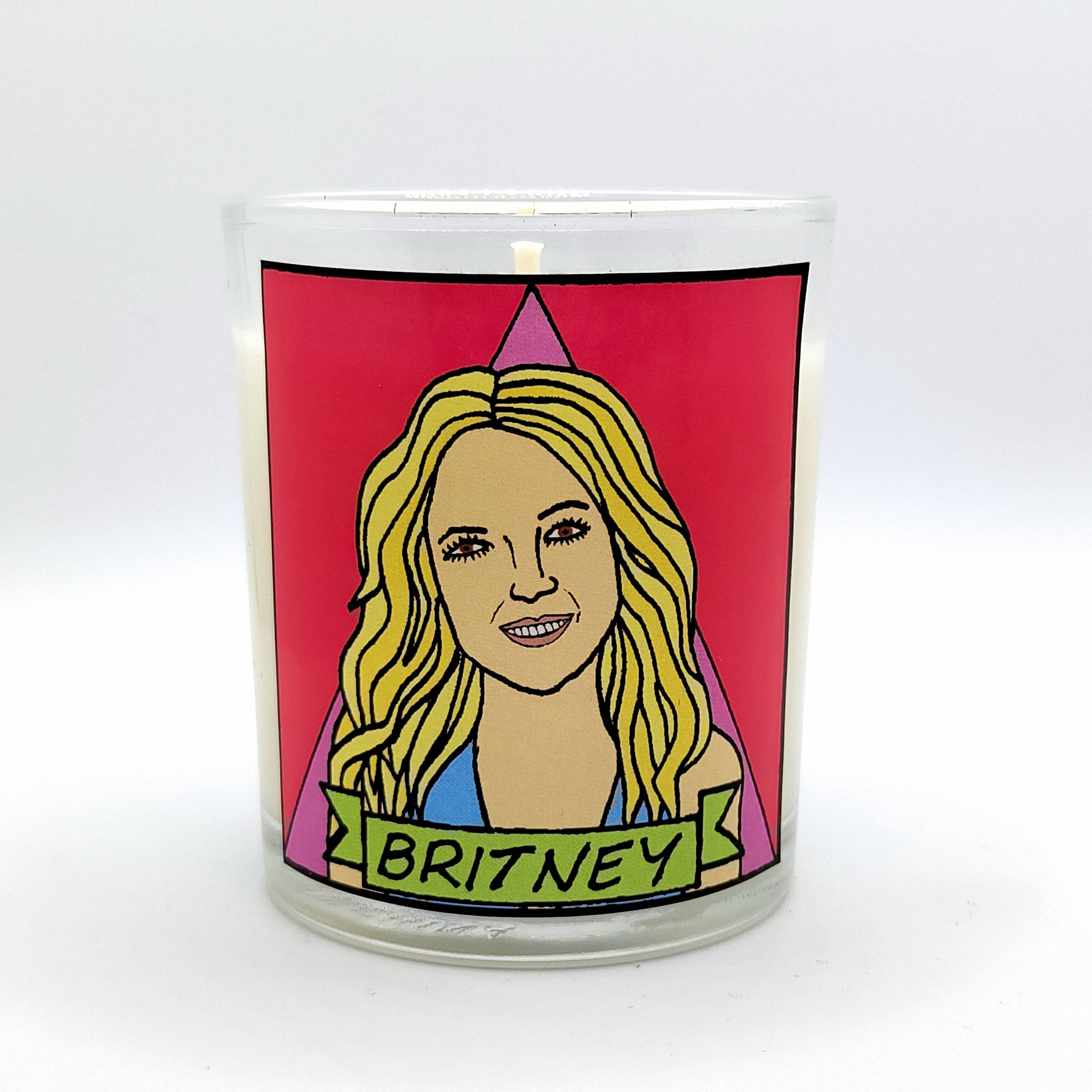 Flaming Idols – Engroshandel Votivlys – Britney Spears Glas offerfund Candle
