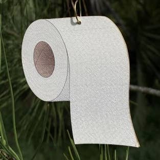 Green Tree Jewelry - Wholesale Ornament - Jumbo Roll Toilet Paper Ornament0