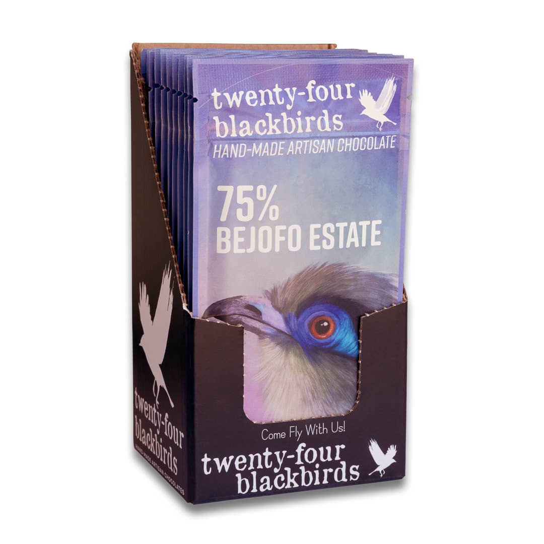 Twenty-Four Blackbirds - Vente Barre chocolatée - Barre Bejofo Estate 75 % Madagascar 1,4 oz5