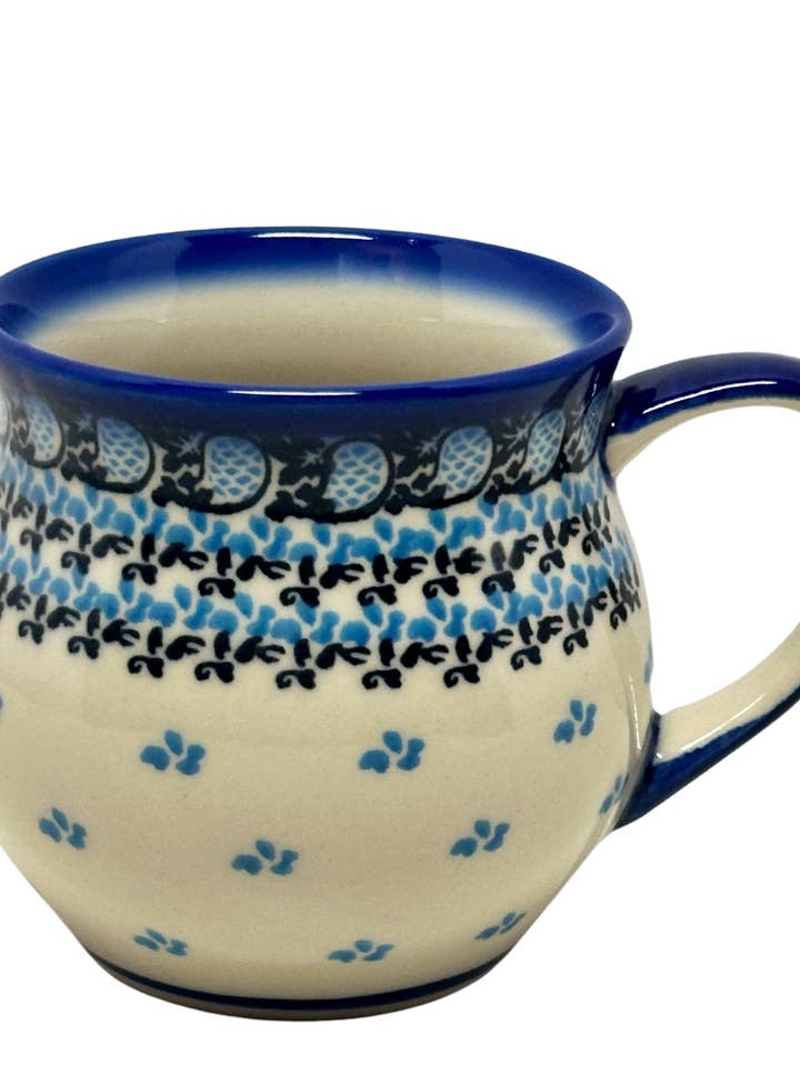 Mug, Bubble 11 oz - Galia - Retro for wholesale by Music City Polish Pottery