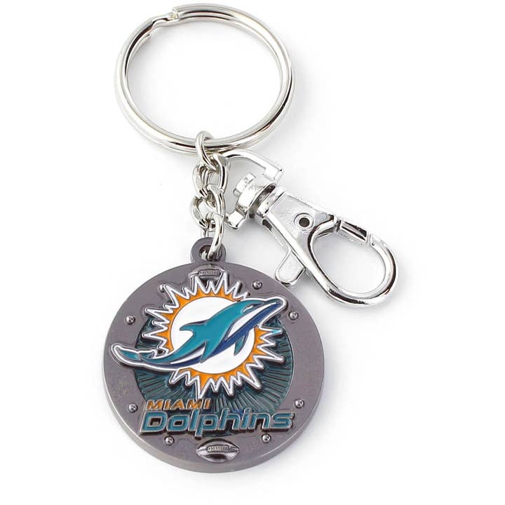 Aminco USA - Wholesale Keychain - Unisex - NFL Miami Dolphins Impact Keychain
