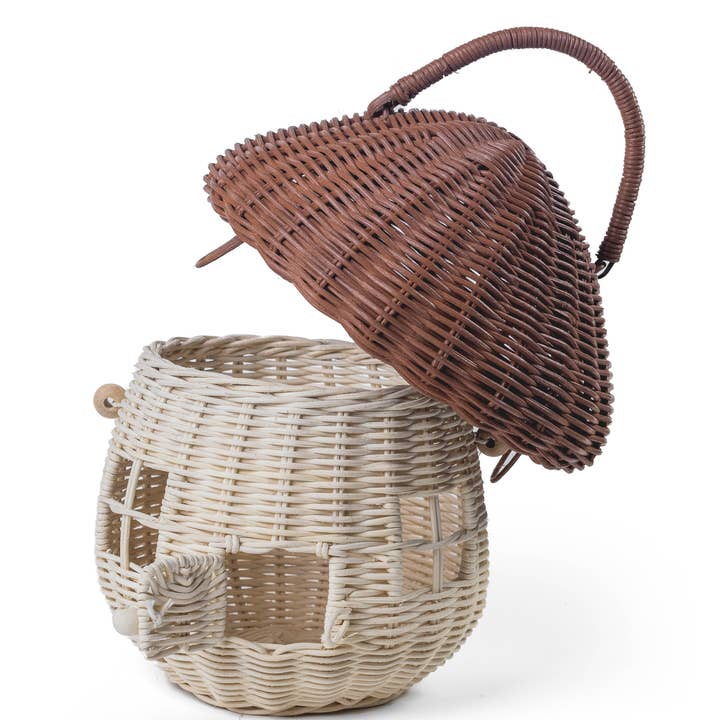 Poppie Toys - Wholesale Basket - Kids & Baby - Mushroom House Basket
