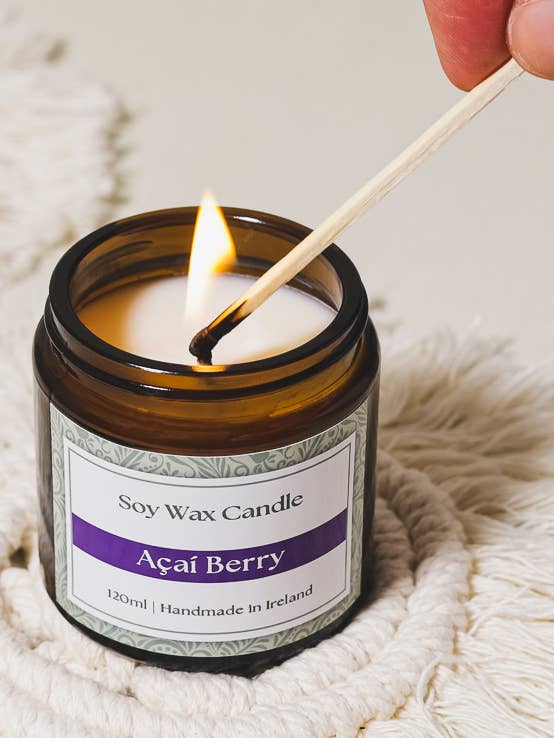 Vela Acaí Berry 120ml para venta al por mayor de Joelles Home Fragrances