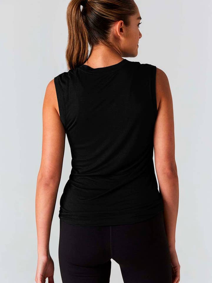 The Vine Black Muscle Tee for wholesale by 925fit