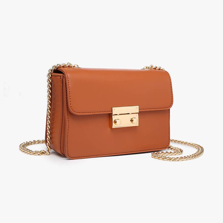 Jen & Co. - Wholesale Crossbody Bag - Women's - EH2246 Quinn Chain Strap Crossbody w/ Push Lock2