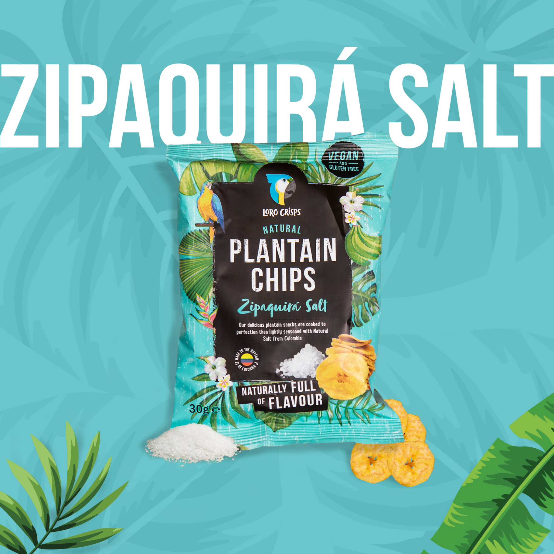 Loro Crisps – wholesale Crisps – Loro Crisps Plantain Chips - Mixed Box (20 x 30g)1