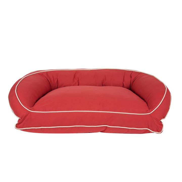 Carolina Pet Company - Wholesale Pet Bed - Dog - Canvas Bolster Dog Bed w/ Recycled Hi-Loft Poly Pillow Fill