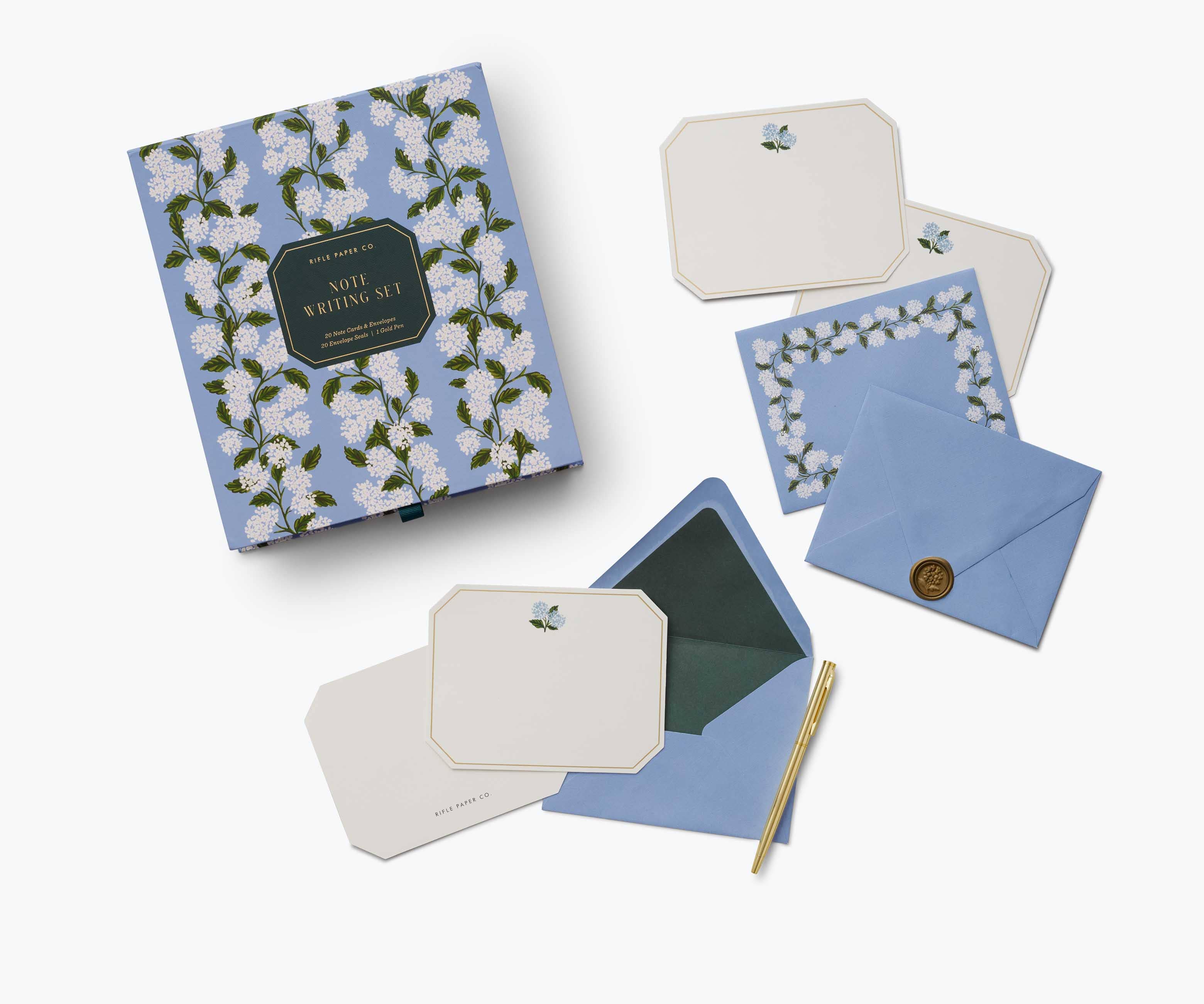 Rifle Paper Co. - Wholesale Stationery/Notecard Set - Hydrangea Letter Writing Set4