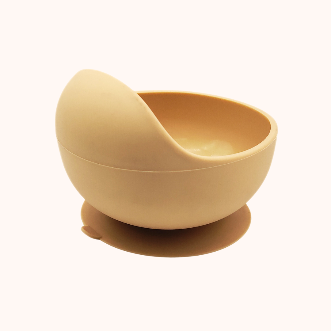 MAVIE - Vente Bol - Enfant et bébé - Moutarde - Bol en silicone0