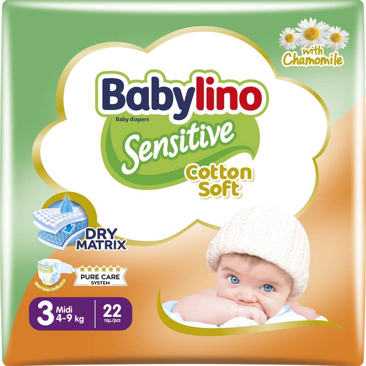 Babylino Sensitive Cotton Soft, Diapers Size 3, 22 Units and other Purchase Wholesale diapers size 1. Free Returns & Net 60 Terms on Faire trending on Faire.