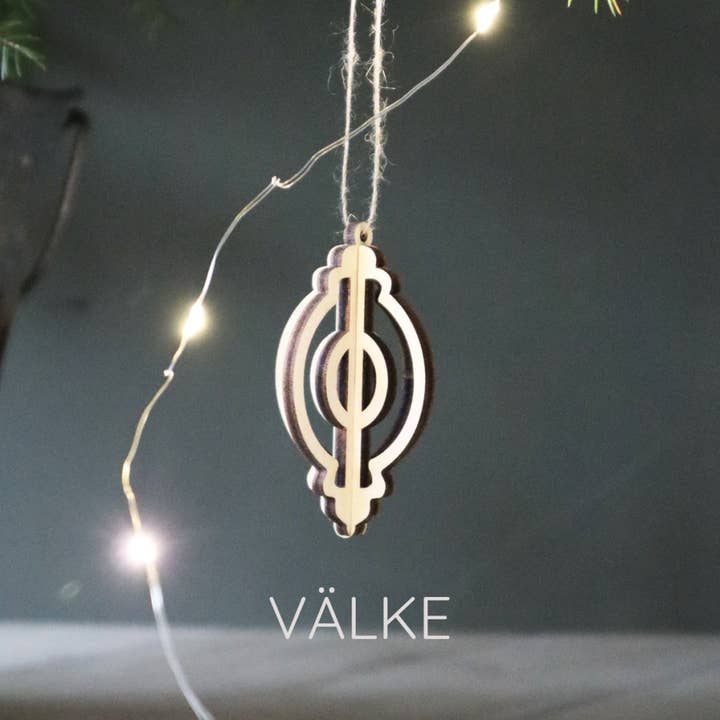 Papurino – Engroshandel Julepyntsæt – Juletræsdekorationer, skandinavisk jul, 2 stk.4