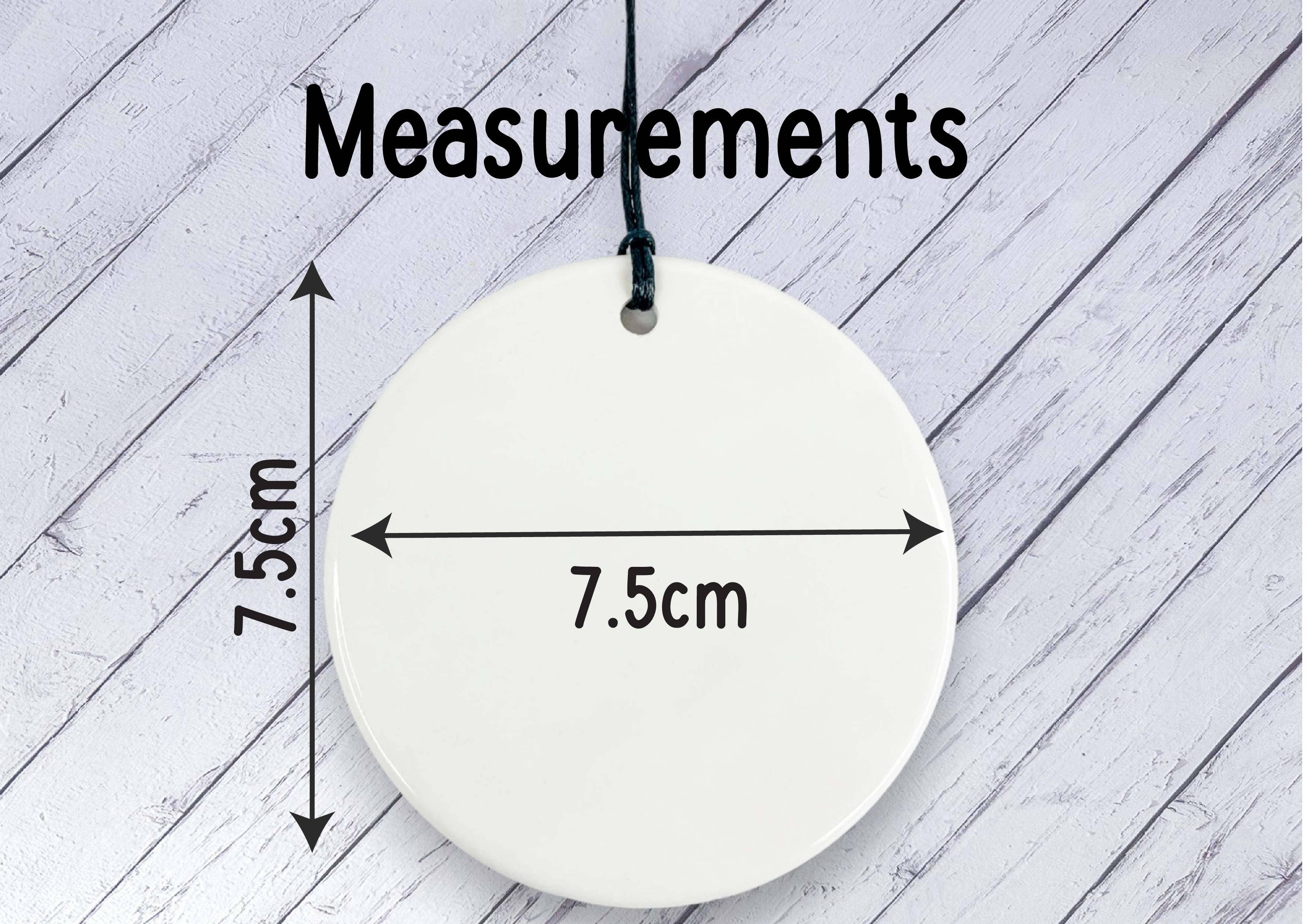 Dios Designs - Wholesale Ornament - Gift for Grandma - If Grandmas were flowers I'd pick You Floral Ceramic circle3